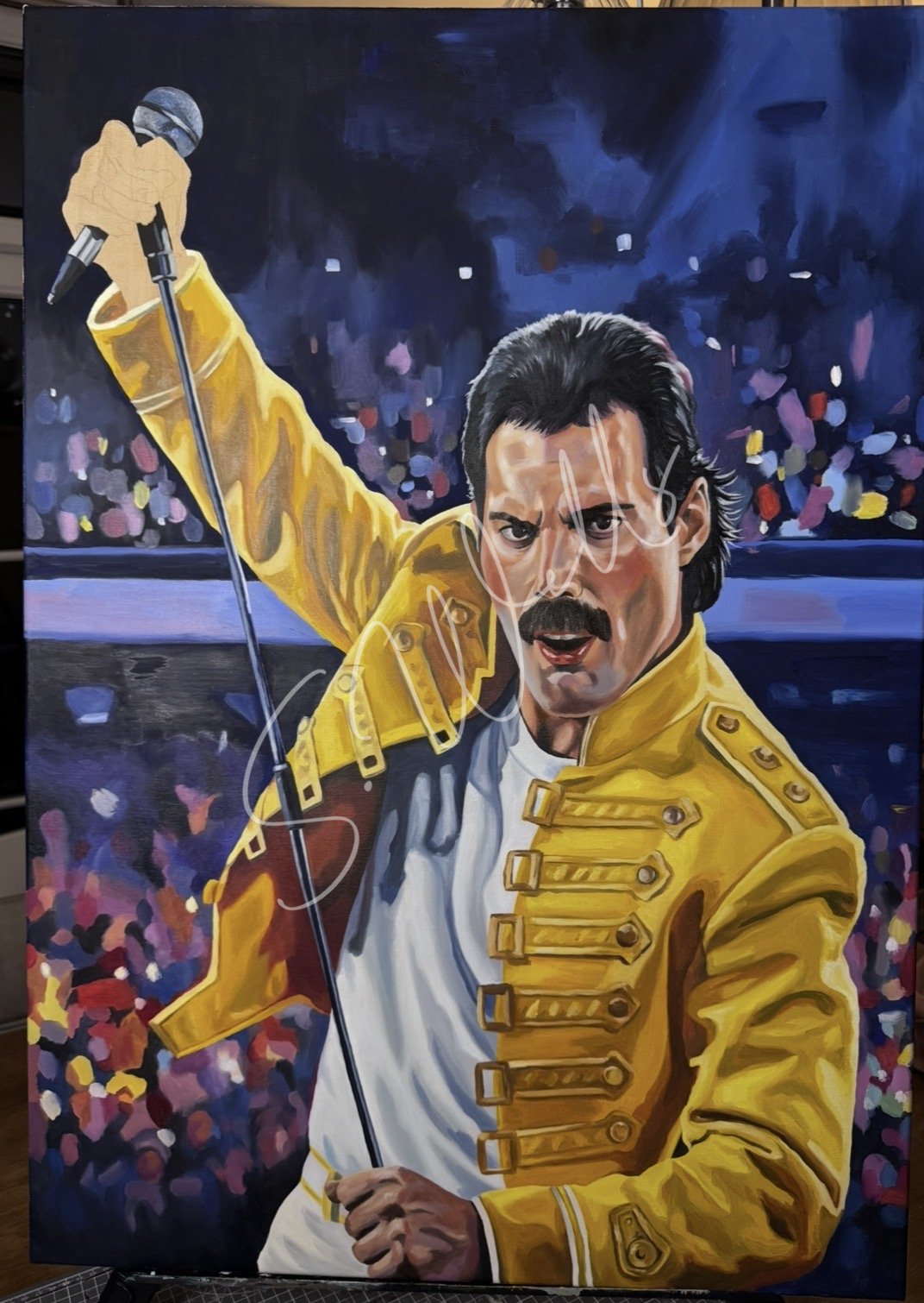 (PRE-ORDER) Live Stage Tribute to Freddie Mercury (Expressive Realism Series No. 1)